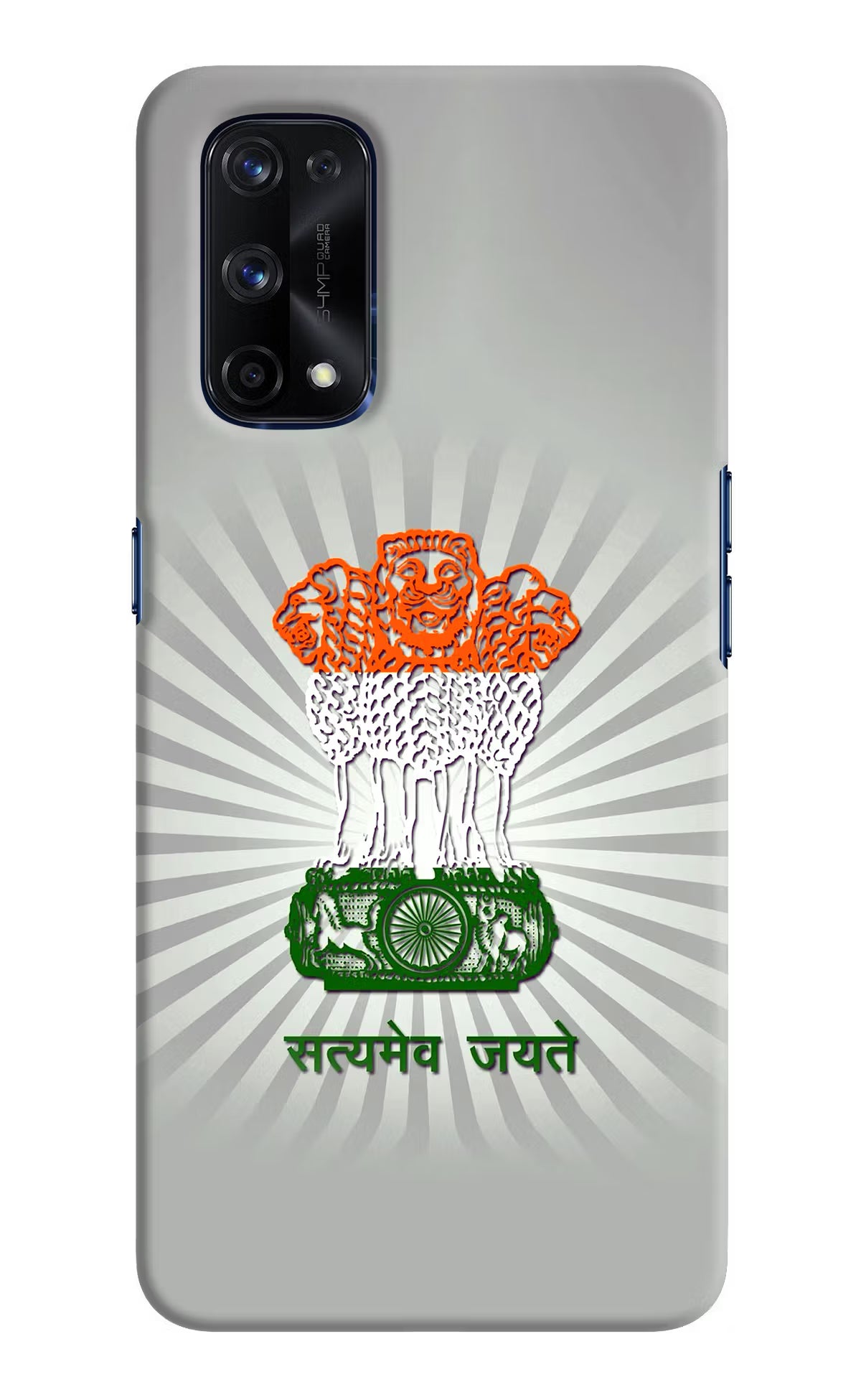 Satyamev Jayate Art Realme X7 Pro Hard Case Back Cover by Casekaro