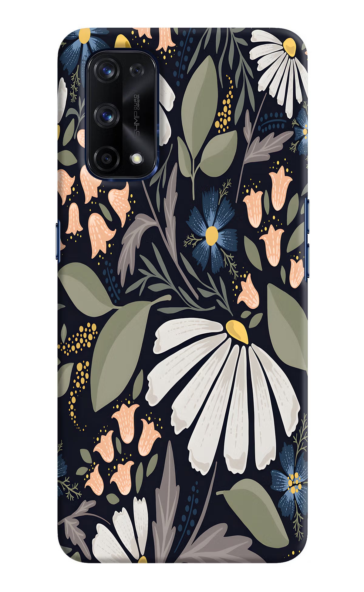 Flowers Art Realme X7 Pro Hard Case Back Cover by Casekaro