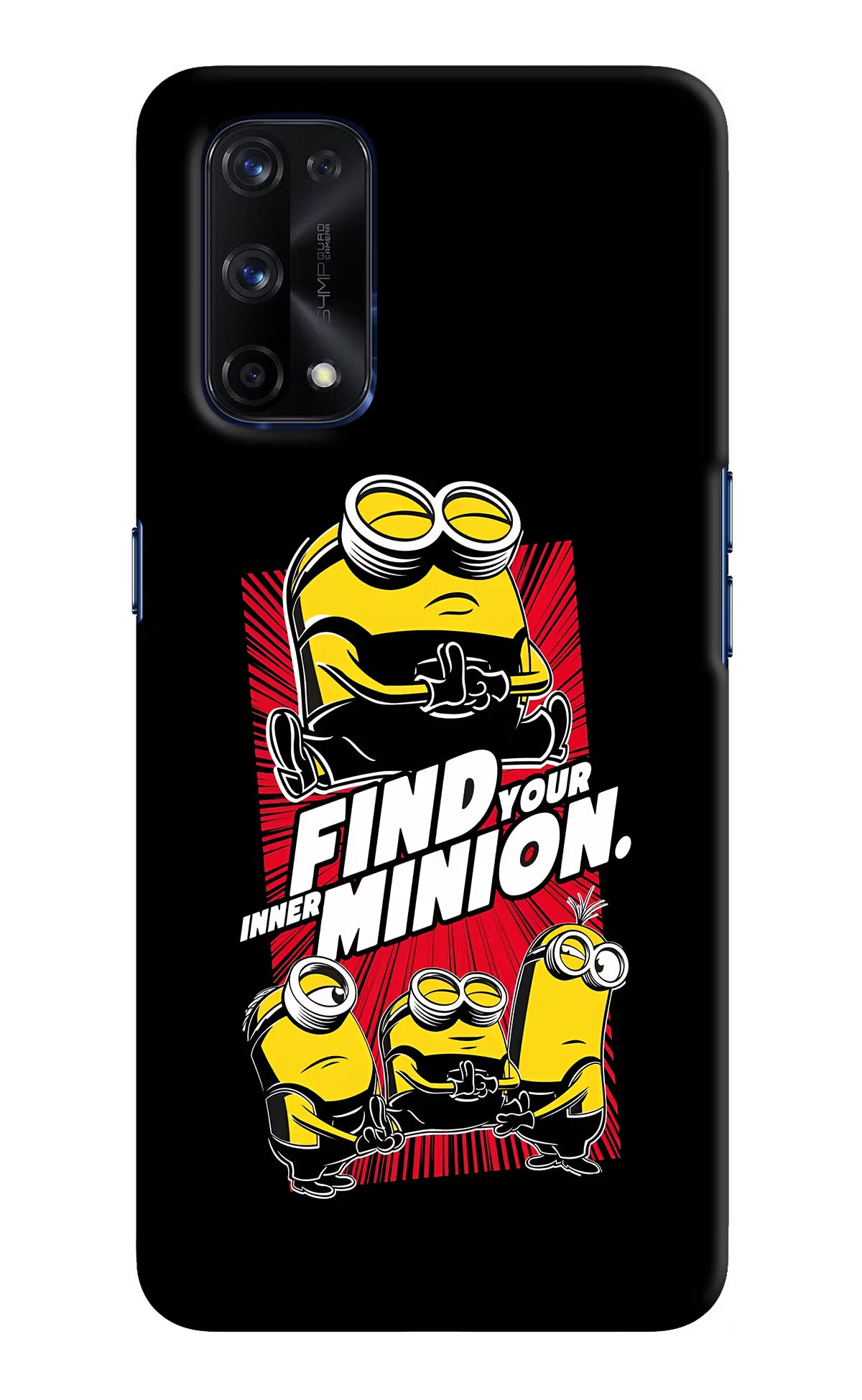 Find your inner Minion Realme X7 Pro Hard Case Back Cover by Casekaro