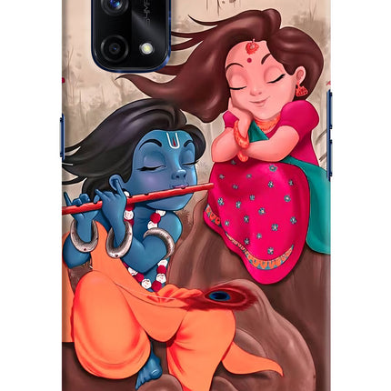 Radhe Krishna Realme X7 Pro Hard Case Back Cover by Casekaro