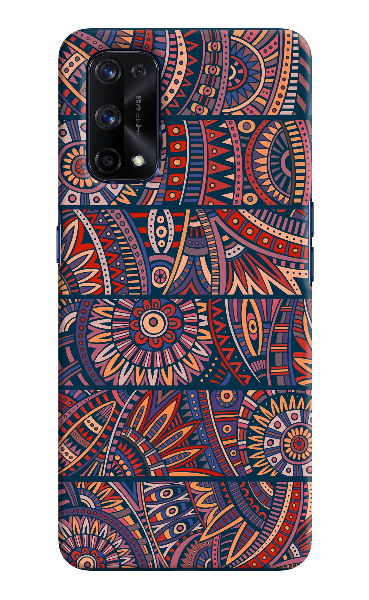 African Culture Design Realme X7 Pro Hard Case Back Cover by Casekaro