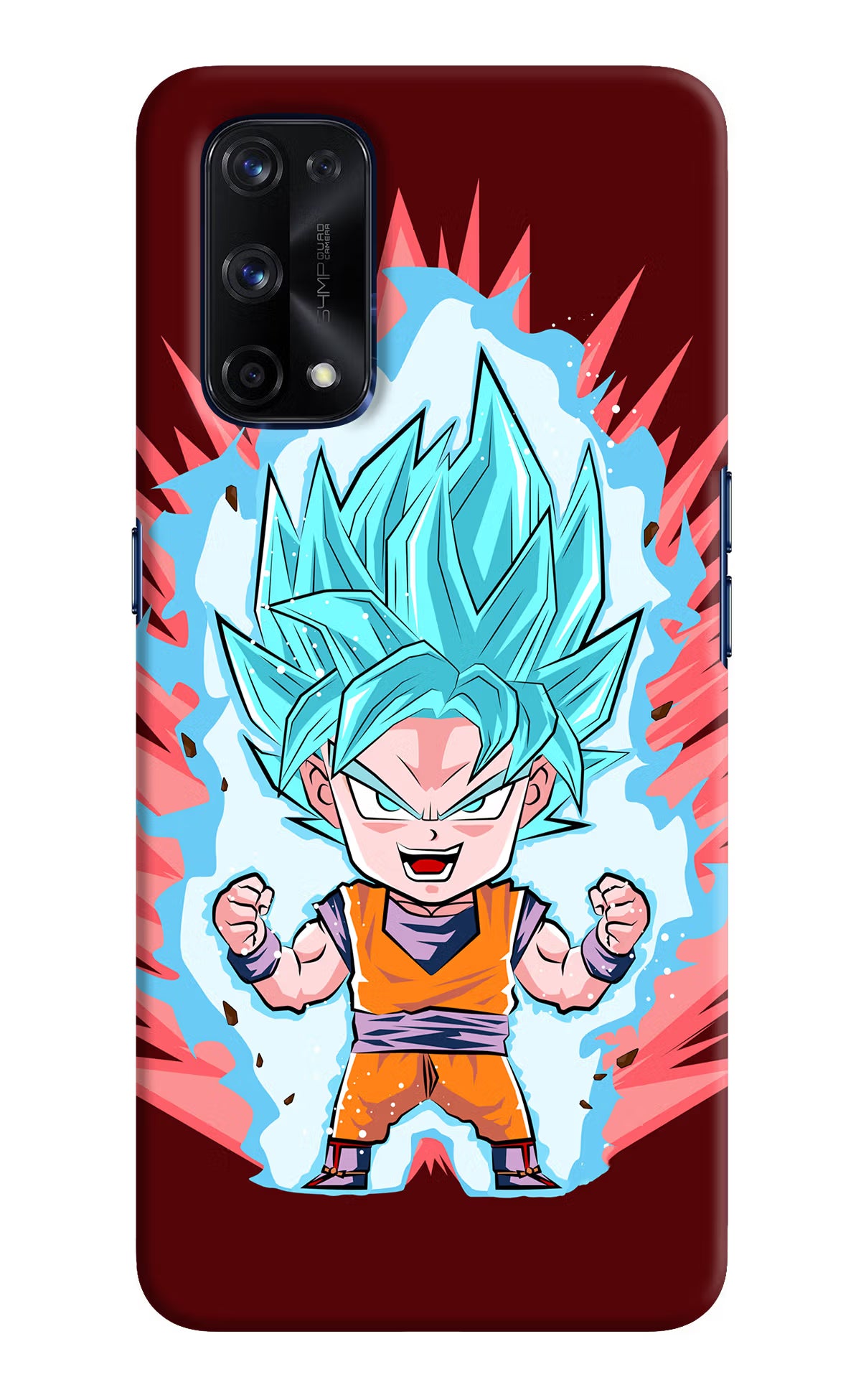 Goku Little Realme X7 Pro Hard Case Back Cover by Casekaro