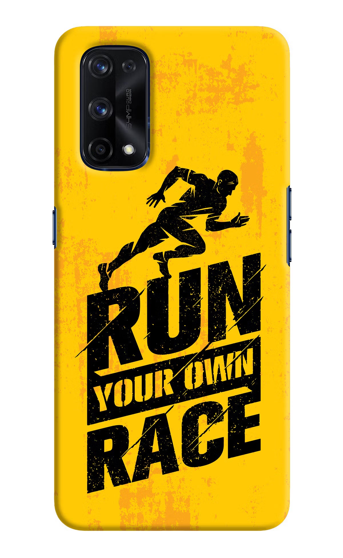 Run Your Own Race Realme X7 Pro Hard Case Back Cover by Casekaro