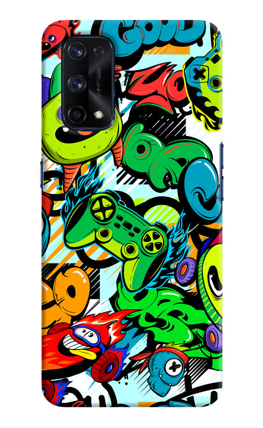 Game Doodle Realme X7 Pro Hard Case Back Cover by Casekaro