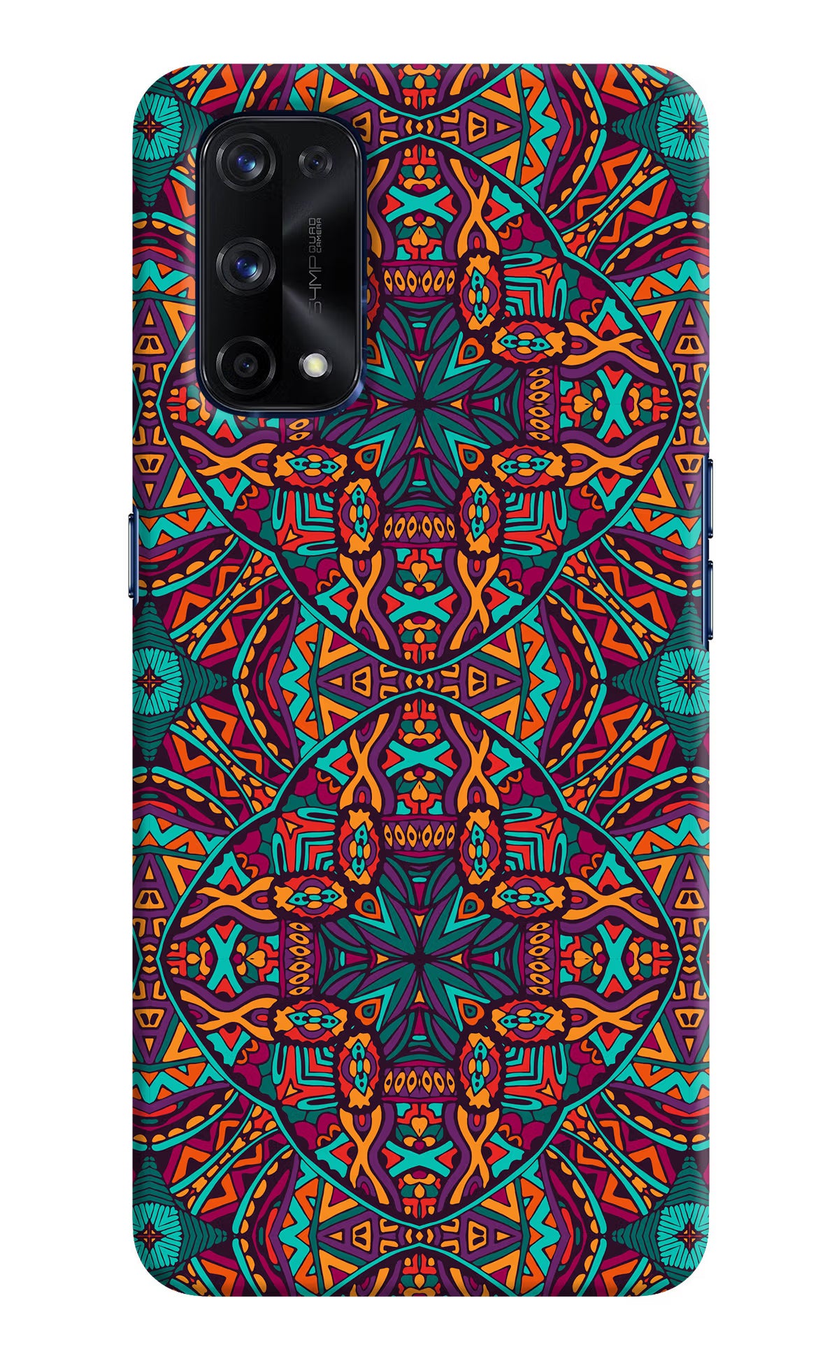 Colour Mandala Realme X7 Pro Hard Case Back Cover by Casekaro