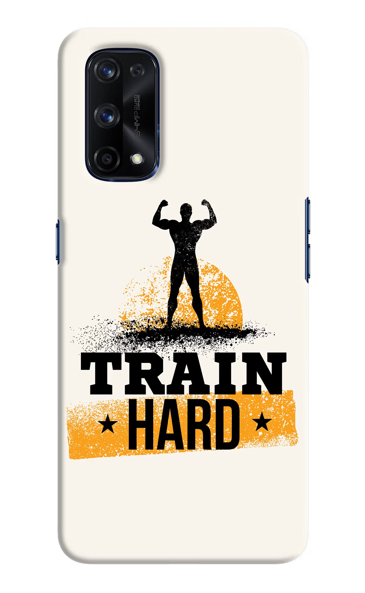 Train Hard Realme X7 Pro Hard Case Back Cover by Casekaro