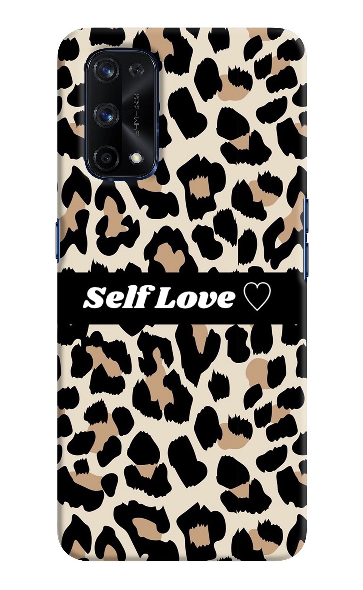 Leopard Print Self Love Realme X7 Pro Back Cover