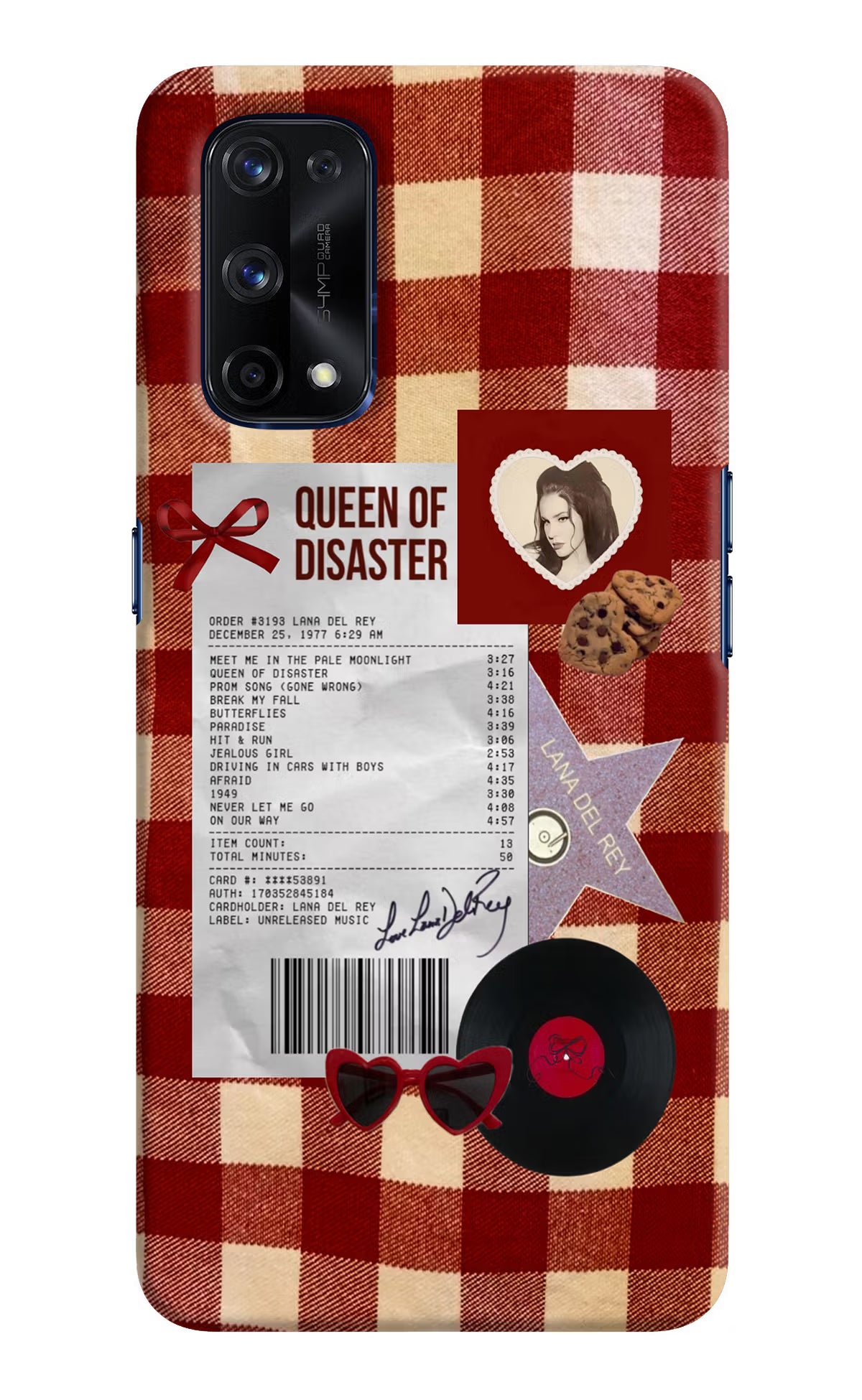 Queen of Disaster Realme X7 Pro Hard Case Back Cover by Casekaro