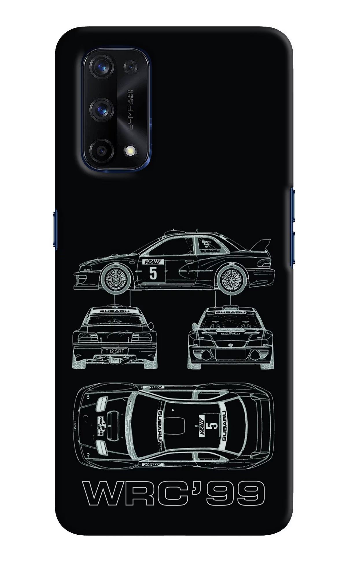WRC'99 Realme X7 Pro Hard Case Back Cover by Casekaro