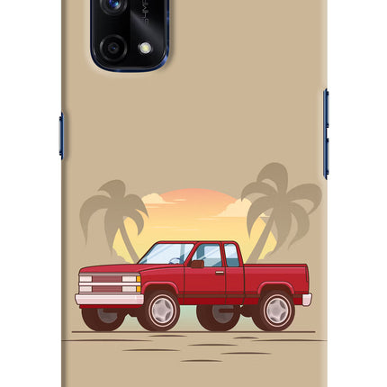 Desert Classic Drive Realme X7 Pro Hard Case Back Cover by Casekaro