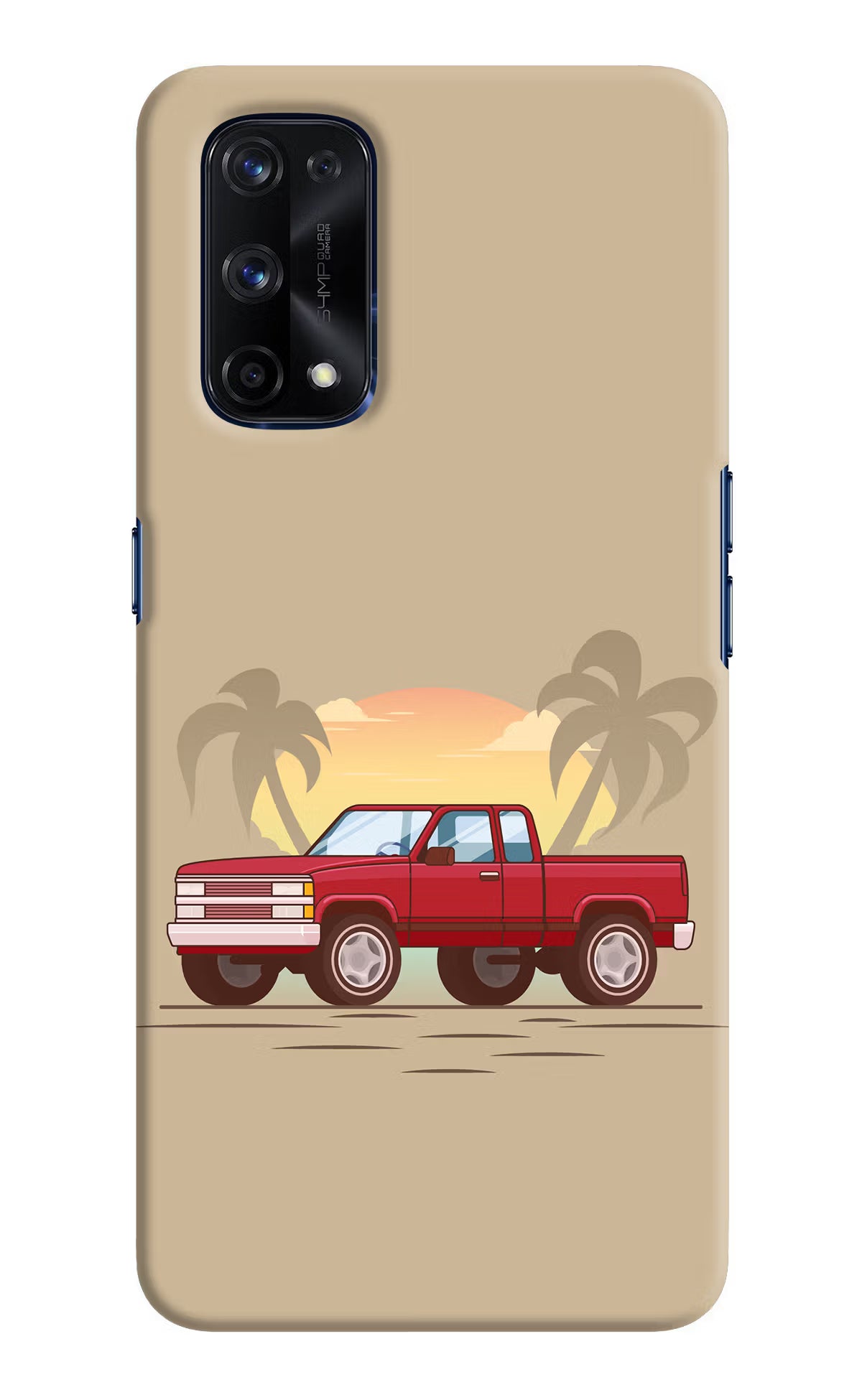 Desert Classic Drive Realme X7 Pro Hard Case Back Cover by Casekaro