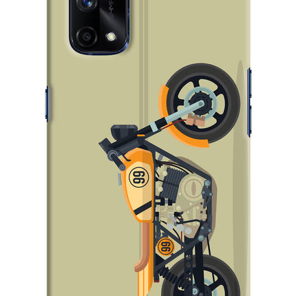 Vertical Speedster Realme X7 Pro Hard Case Back Cover by Casekaro