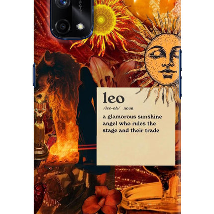 Leo Zodiac Realme X7 Pro Hard Case Back Cover by Casekaro