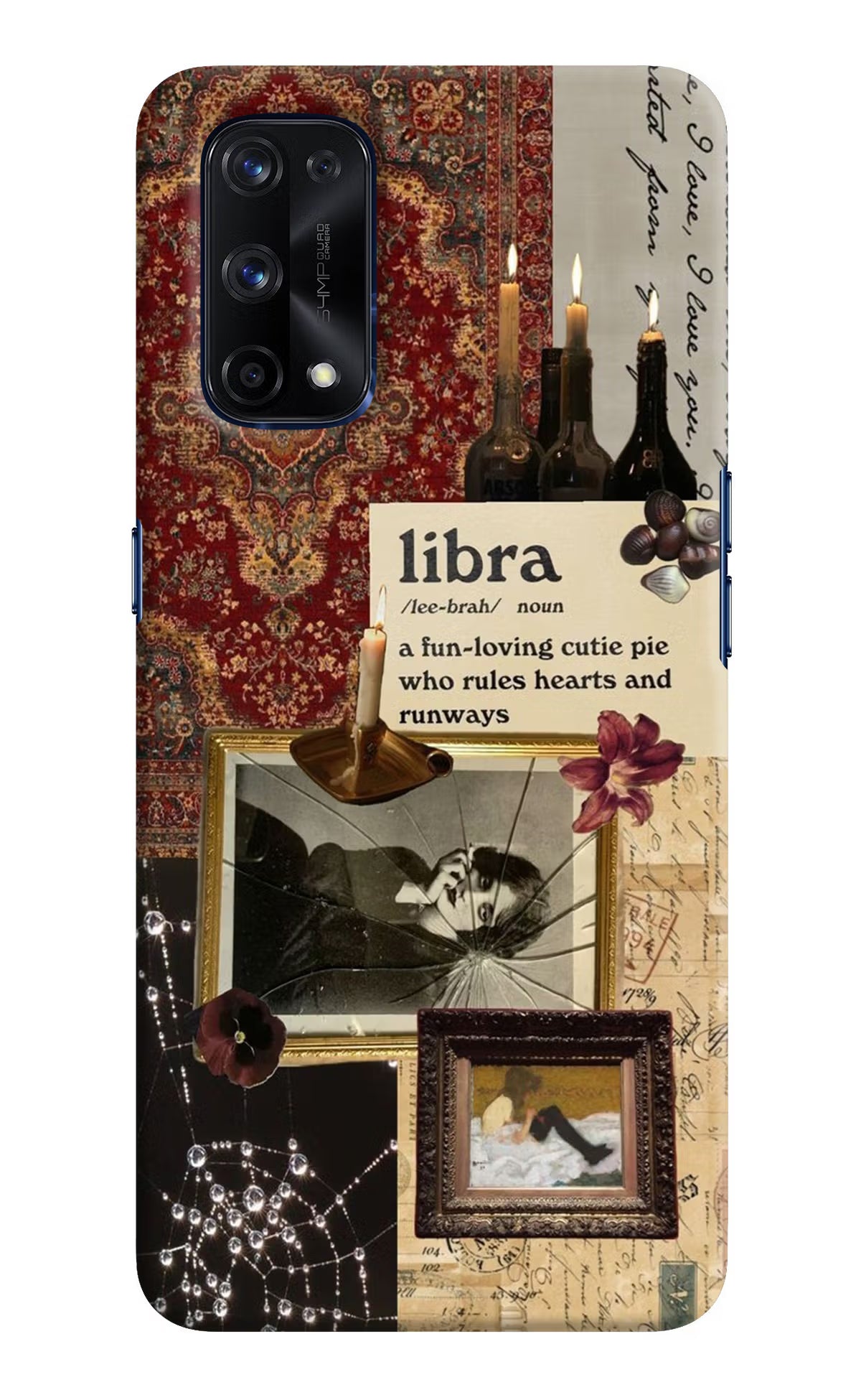 Libra Zodiac Realme X7 Pro Hard Case Back Cover by Casekaro