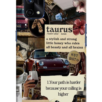 Taurus Zodiac Realme X7 Pro Hard Case Back Cover by Casekaro