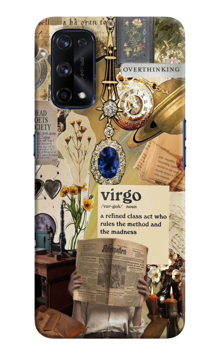 Virgo Zodiac Realme X7 Pro Back Cover, Hard case