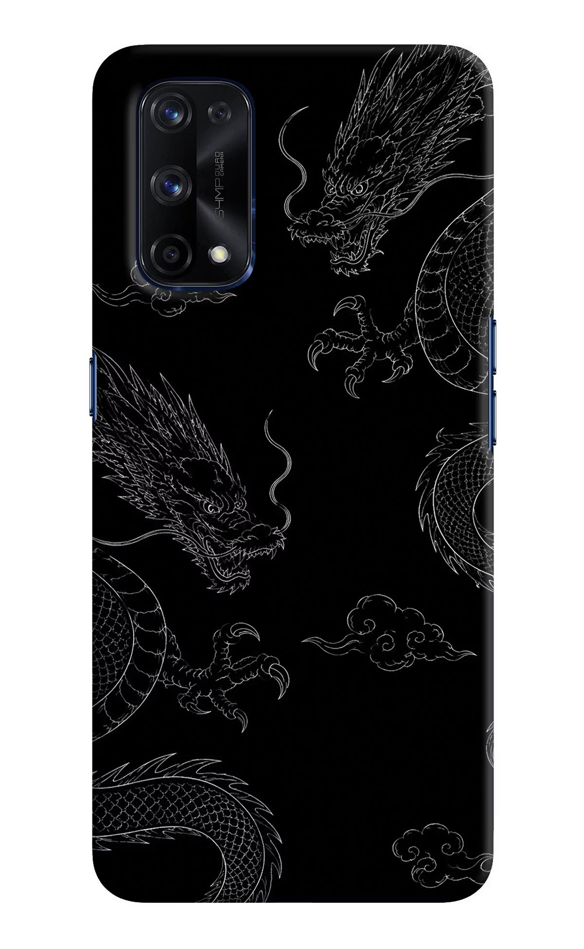 Twin Dragons Realme X7 Pro Hard Case Back Cover by Casekaro