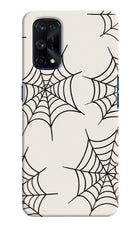 Spider Web Realme X7 Pro Hard Case Back Cover by Casekaro