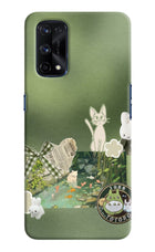 Aesthetic anime Realme X7 Pro Hard Case Back Cover by Casekaro
