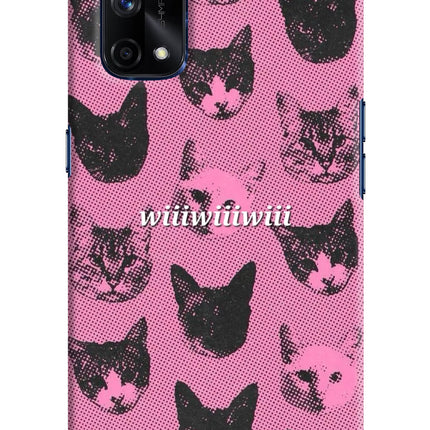 Pink Cats Realme X7 Pro Hard Case Back Cover by Casekaro
