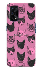 Pink Cats Realme X7 Pro Hard Case Back Cover by Casekaro