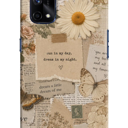 Vintage case Realme X7 Pro Hard Case Back Cover by Casekaro
