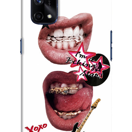 Rockstar Realme X7 Pro Hard Case Back Cover by Casekaro