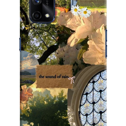 Rain Realme X7 Pro Hard Case Back Cover by Casekaro