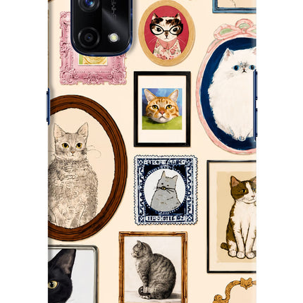 Mirror Cats Realme X7 Pro Hard Case Back Cover by Casekaro