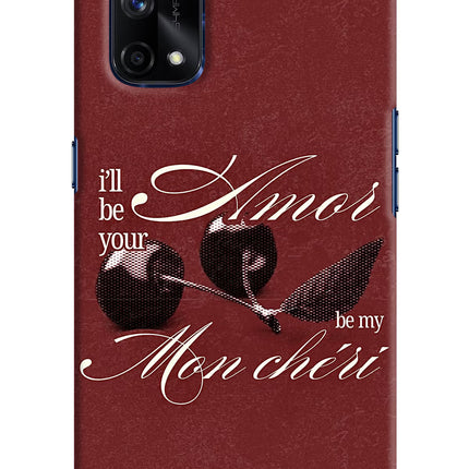 Velvet Cherry Realme X7 Pro Hard Case Back Cover by Casekaro