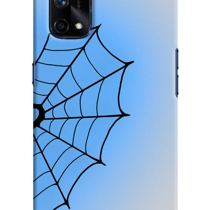Blue Web Realme X7 Pro Hard Case Back Cover by Casekaro