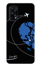 Love Orbit Realme X7 Pro Hard Case Back Cover by Casekaro