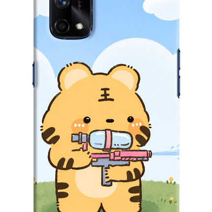 Tiger Treat Realme X7 Pro Hard Case Back Cover by Casekaro