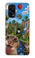 Minecraft Cat Chaos Realme X7 Pro Hard Case Back Cover by Casekaro