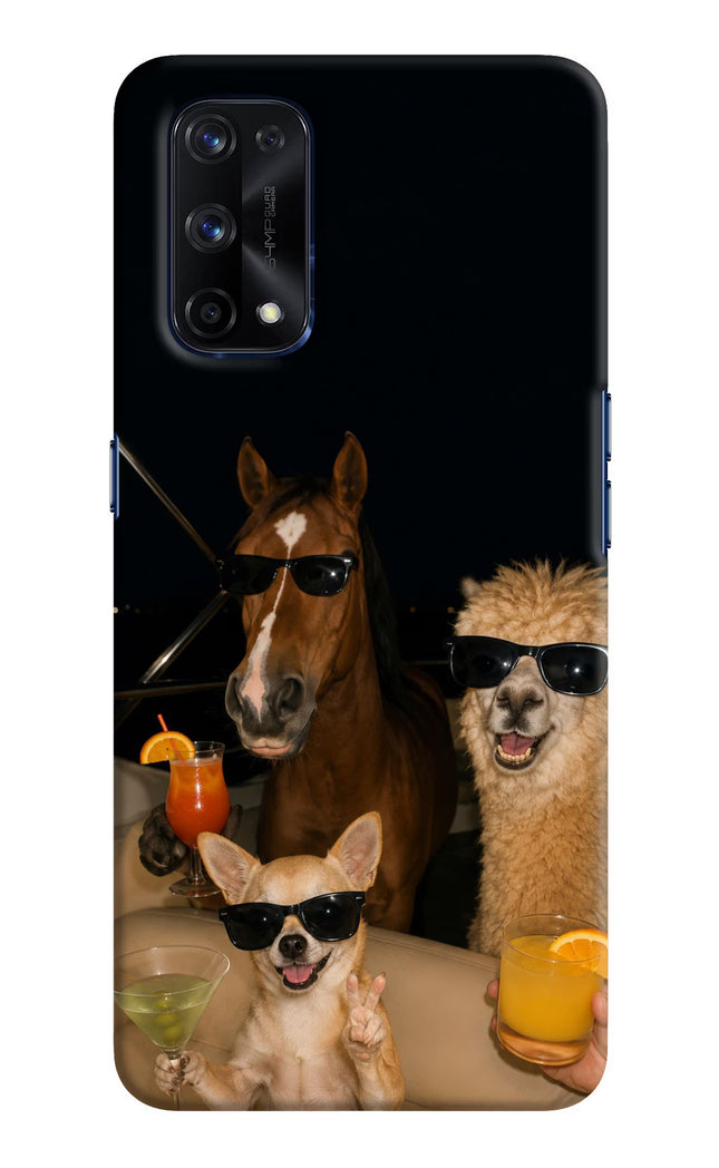 Party Squad Realme X7 Pro Hard Case Back Cover by Casekaro