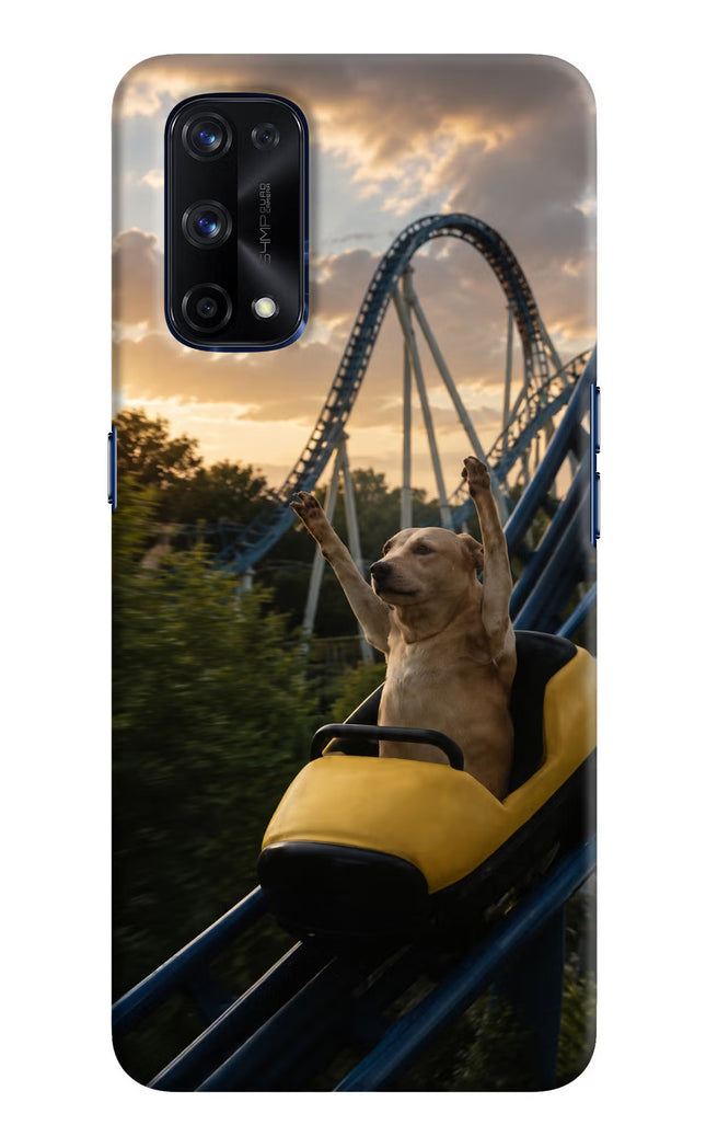 Rollercoaster Dog Realme X7 Pro Hard Case Back Cover by Casekaro