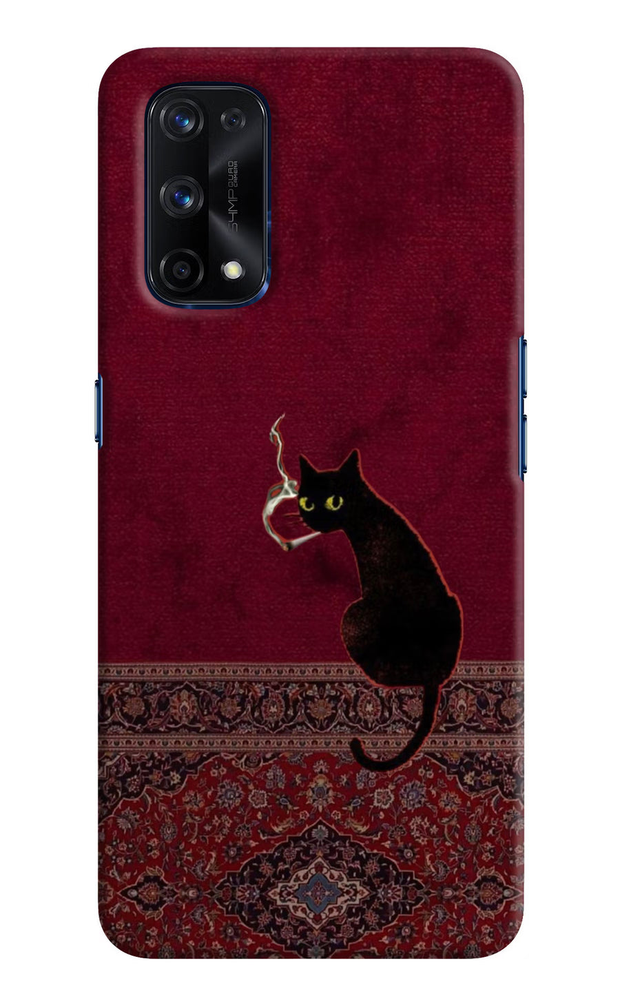 Midnight Cat Realme X7 Pro Back Cover, Hard case