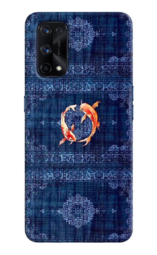 Koi Blue Realme X7 Pro Hard Case Back Cover by Casekaro