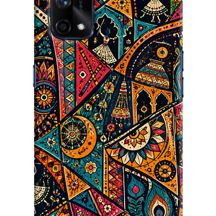 Folk Print Realme X7 Pro Back Cover