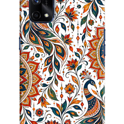 White Mayura Realme X7 Pro Back Cover