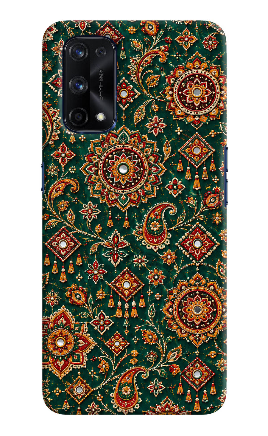 Green Pataka Realme X7 Pro Back Cover, Hard case