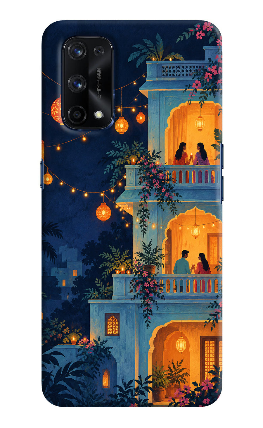 Balcony Glow Realme X7 Pro Back Cover, Hard case