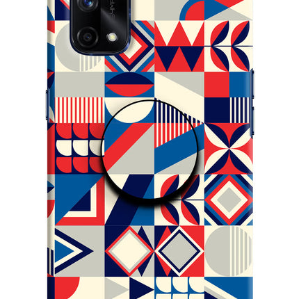 Colorful Pattern Realme X7 Pro Pop Case by Casekaro