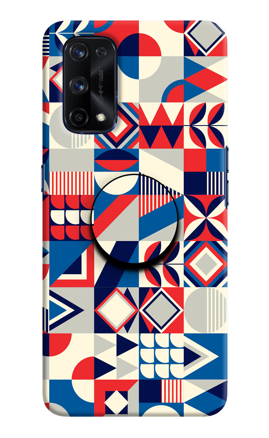 Colorful Pattern Realme X7 Pro Pop Case, Hard case