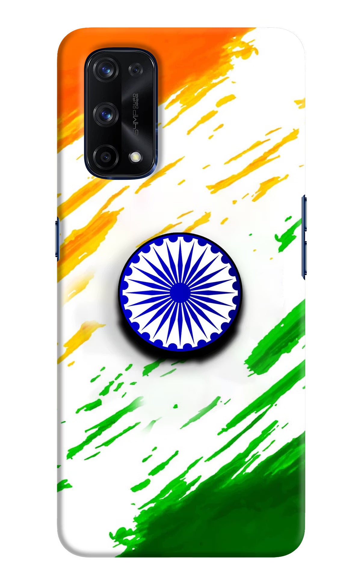 Indian Flag Ashoka Chakra Realme X7 Pro Pop Case by Casekaro