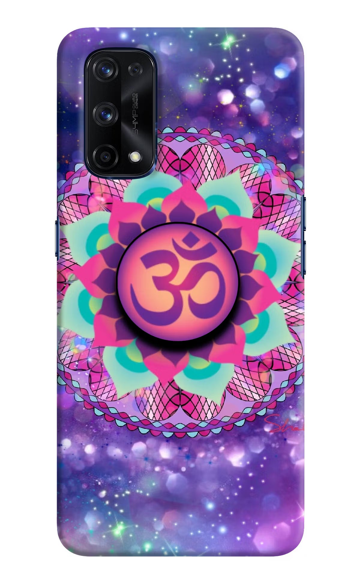 Om Purple Realme X7 Pro Pop Case by Casekaro