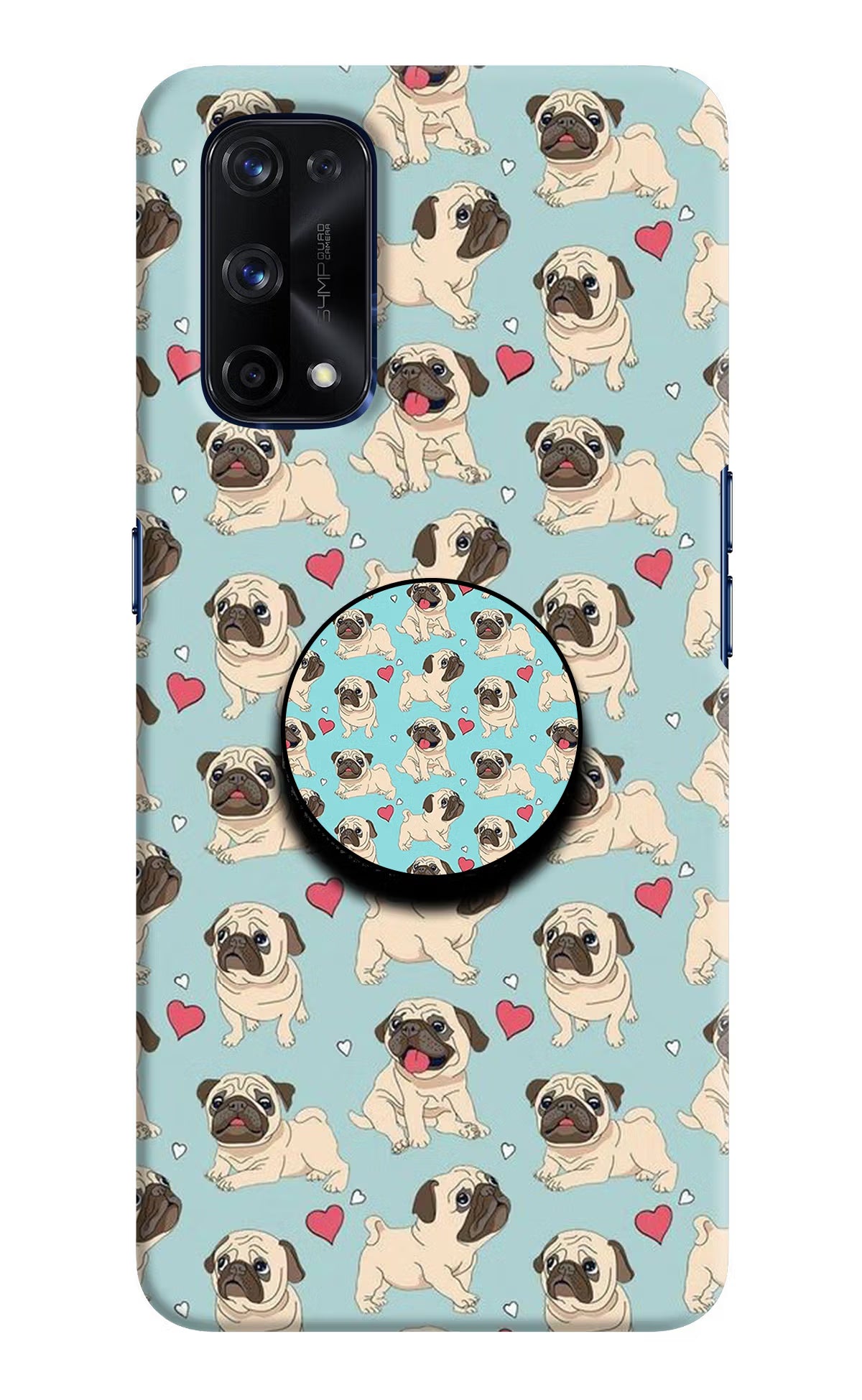 Pug Dog Realme X7 Pro Pop Case by Casekaro