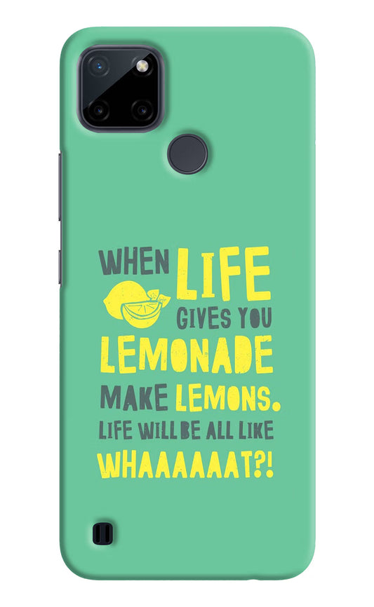 Quote Realme C21Y/C25Y Hard Case Back Cover by Casekaro