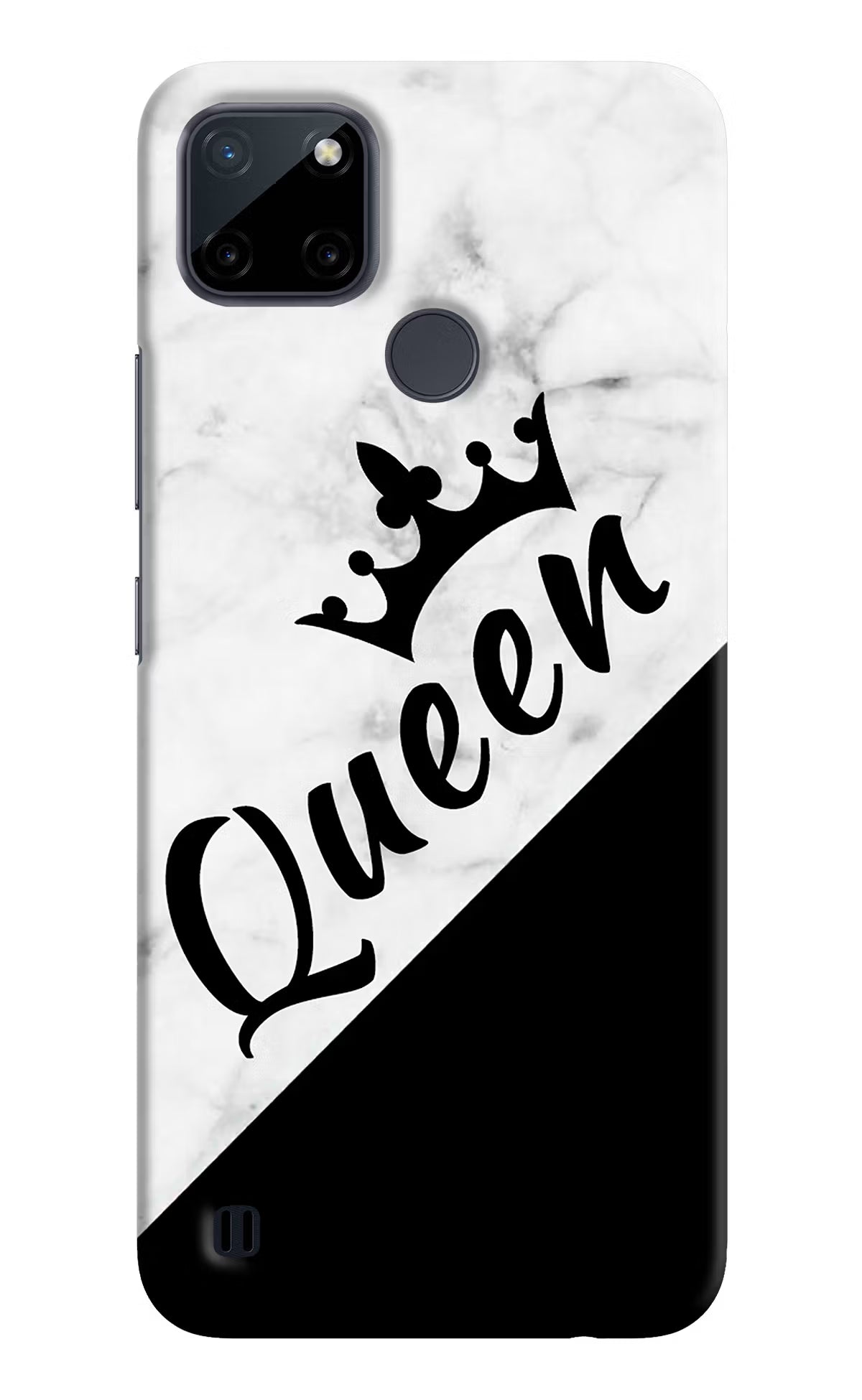 Queen Realme C21Y/C25Y Hard Case Back Cover by Casekaro