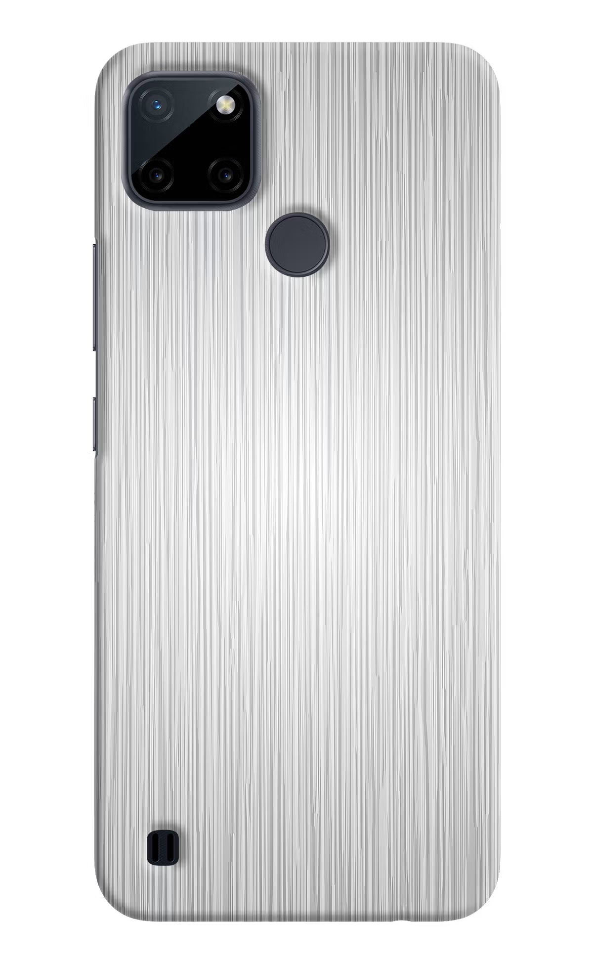 Wooden Grey Texture Realme C21Y/C25Y Hard Case Back Cover by Casekaro